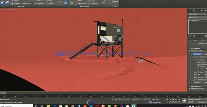 3dsmax与Forest Pack Pro逼真自然环境场景制作视频教程(图1)