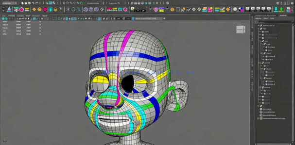  Maya动画角色模型拓扑核心技术视频教程 (图1)