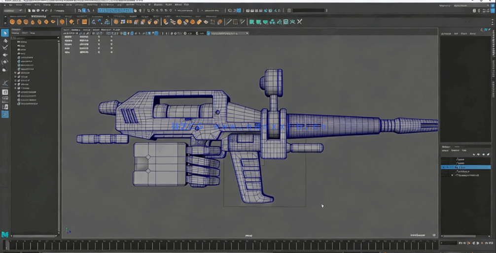 Maya高达机器人建模完整制作流程视频教程(图4)
