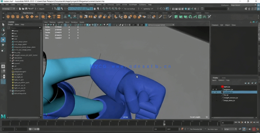  Maya洛克人游戏角色完整制作流程视频教程(图3)