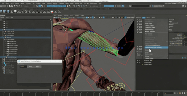Maya中Ziva VFX人体骨骼组织模拟动画视频教程第二季 (图2)