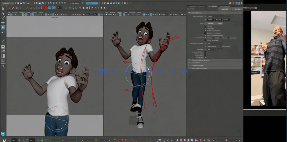 Maya人物角色姿势造型动画揭秘视频教程(图3)