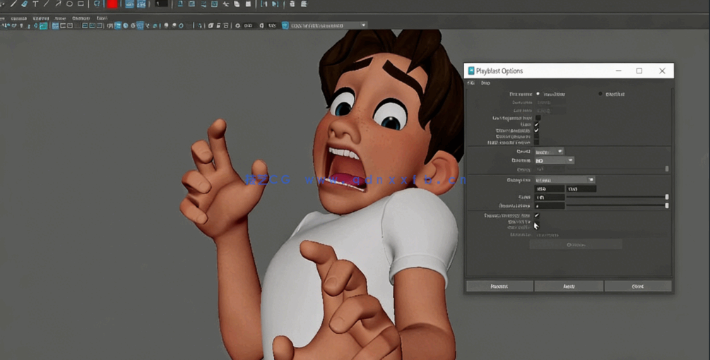 Maya人物角色姿势造型动画揭秘视频教程(图6)