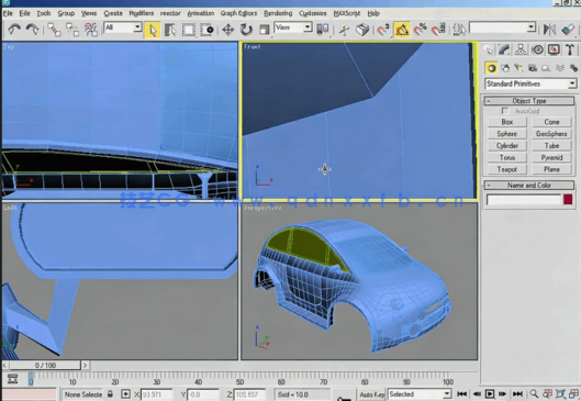 3dmax多边形建模实例与布线技巧步骤教程 (图4)
