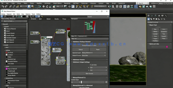 3ds Max中Substance与Arnold纹理渲染工作流程视频教程(图2)