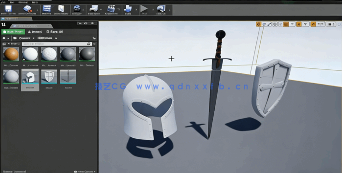  3ds Max游戏建模与UE4引擎结合使用视频教程 (图3)