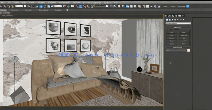 3dsmax中Vray渲染技术快速入门训练视频教程(图5)