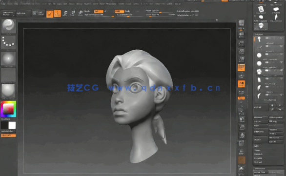 游戏女性角色完整制作实例视频教程 GUMROAD LEYLA HAND(图5)