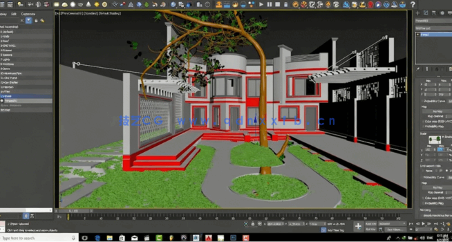 3dsmax与Vray阿拉伯风格建筑风格景观大师级视频教程(图4)