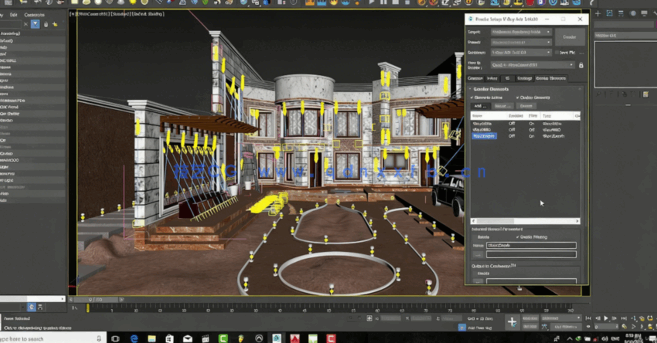 3dsmax与Vray阿拉伯风格建筑风格景观大师级视频教程(图5)