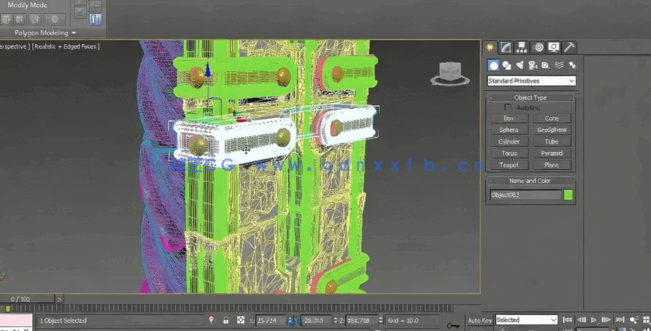 3dsmax高级游戏场景建模实例制作视频教程(图1)