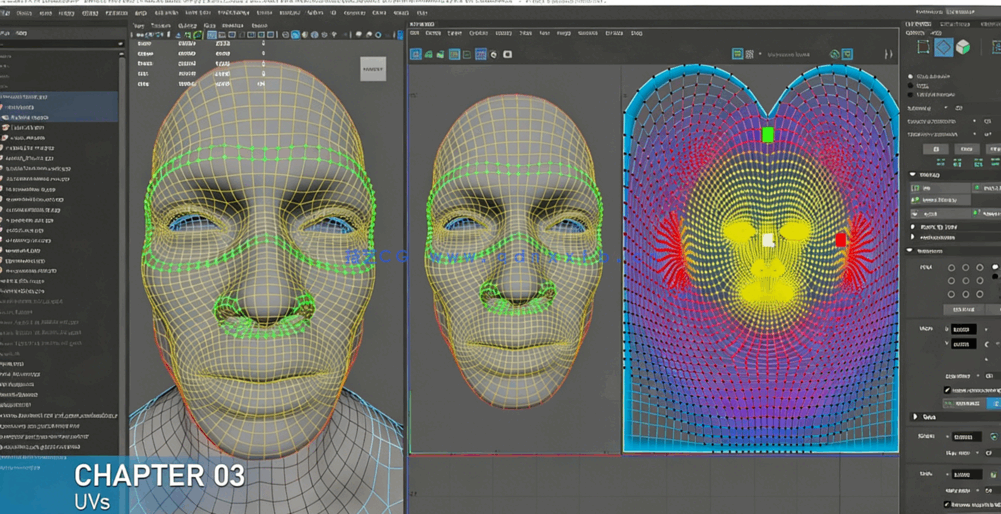Maya逼真实时游戏人物角色制作流程视频教程(图1)