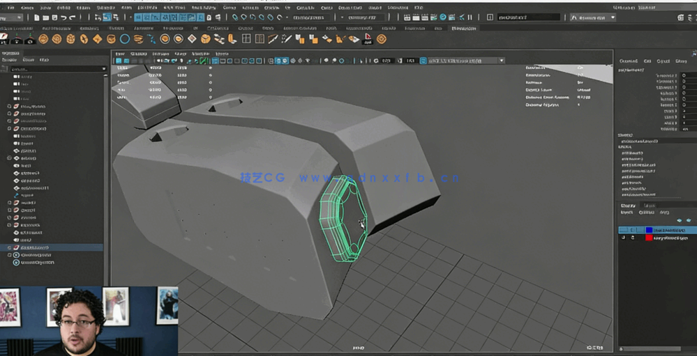 Maya机械生物硬表面建模大师级视频教程(图4)