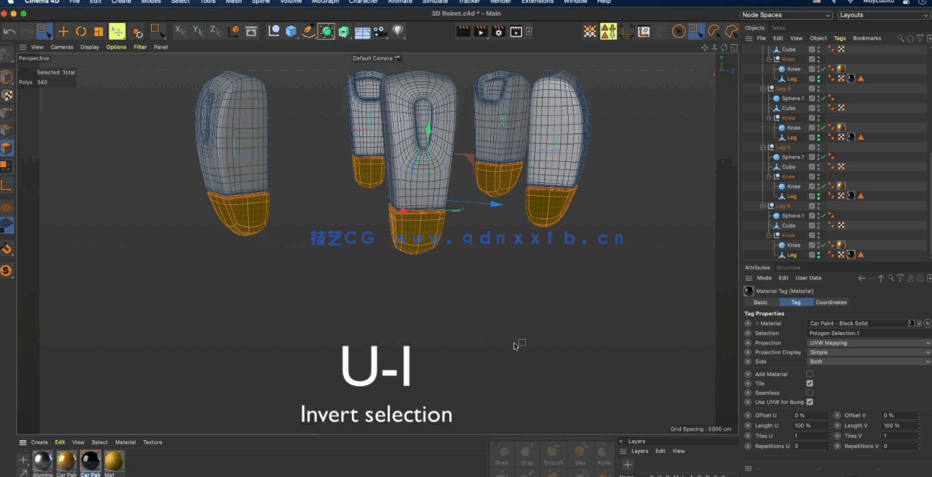 Cinema 4D制作3D蜘蛛机器人角色技术训练视频教程(图3)