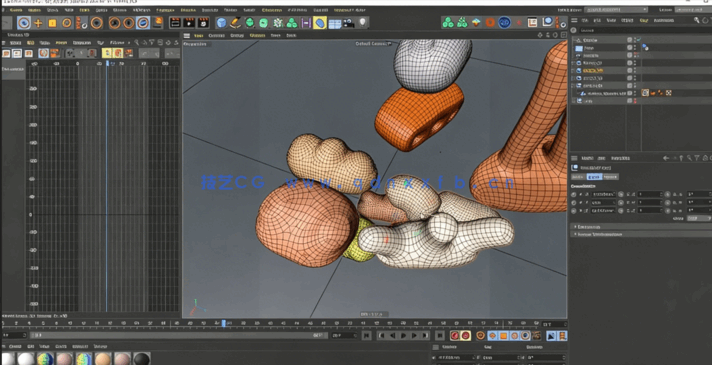 C4D抽线概念艺术微软作品实例制作视频教程 (图3)