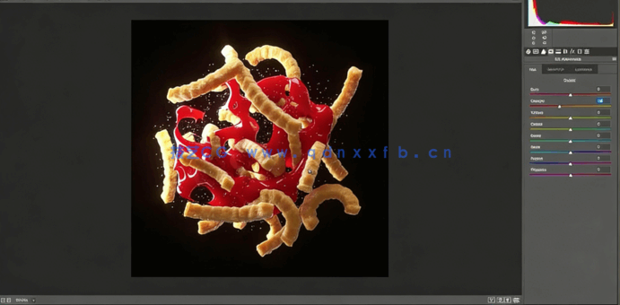 C4D逼真薯条食品完整制作流程视频教程(图4) C4D逼真薯条食品完整制作流程视频教程(图4)