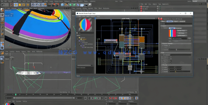 C4D与Redshift中UV-unwrap技术实例制作视频教程(图3) C4D与Redshift中UV-unwrap技术实例制作视频教程(图3)