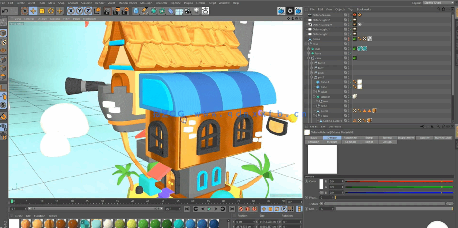 Cinema 4D 创建三维微景观世界教程(图2)