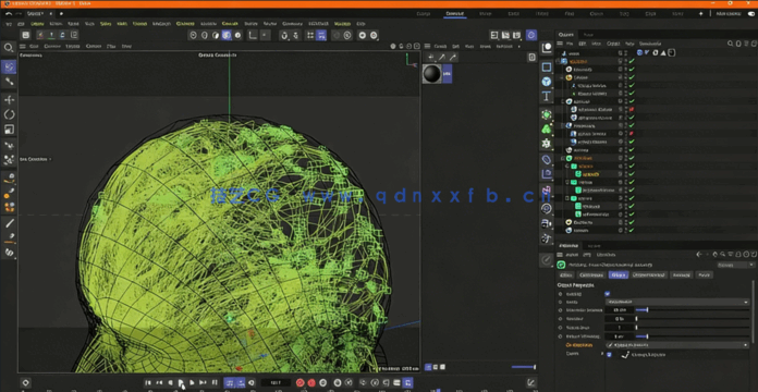C4D中X-Particles 4插件粒子特效核心技术视频教程(图4) C4D中X-Particles 4插件粒子特效核心技术视频教程(图4)
