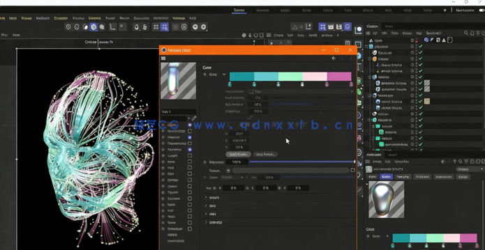 C4D中X-Particles 4插件粒子特效核心技术视频教程(图5) C4D中X-Particles 4插件粒子特效核心技术视频教程(图5)