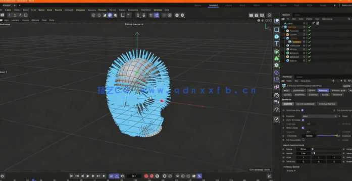 C4D中X-Particles 4插件粒子特效核心技术视频教程(图2) C4D中X-Particles 4插件粒子特效核心技术视频教程(图2)