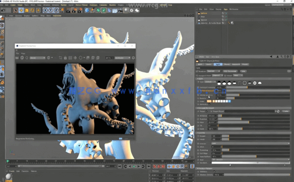 C4D中Light Kit Pro灯光照明预设使用技术视频教程(图4) C4D中Light Kit Pro灯光照明预设使用技术视频教程(图4)