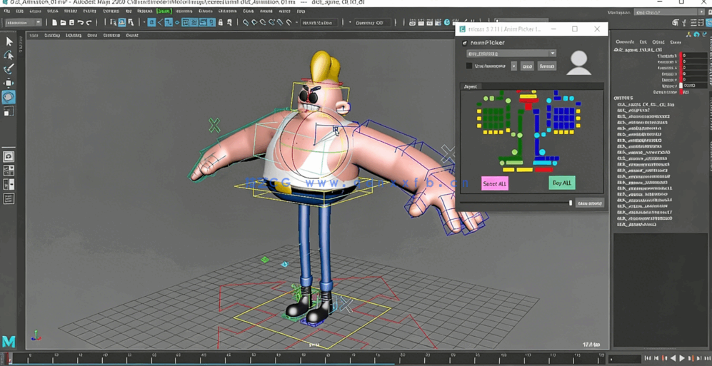Maya角色绑定动画核心技术视频教程 (图2)