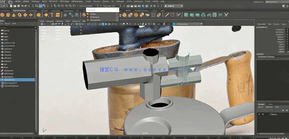 Maya逼真3D游戏道具完整制作流程视频课程(图1) Maya逼真3D游戏道具完整制作流程视频课程(图1)