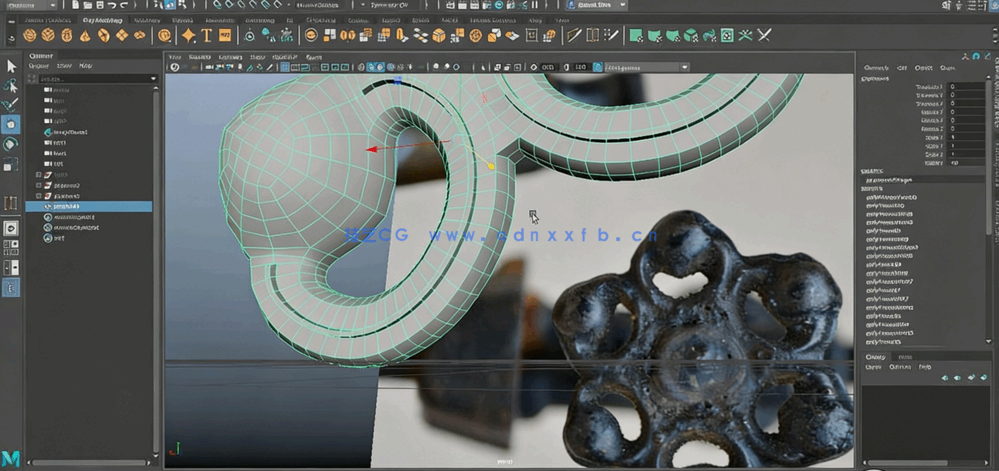 Maya逼真3D游戏道具完整制作流程视频课程(图4) Maya逼真3D游戏道具完整制作流程视频课程(图4)