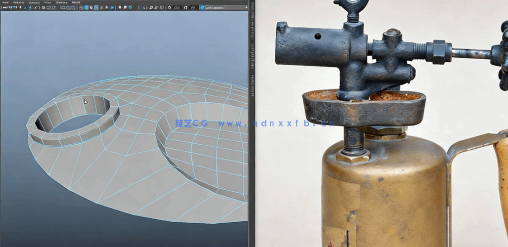 Maya逼真3D游戏道具完整制作流程视频课程(图5) Maya逼真3D游戏道具完整制作流程视频课程(图5)