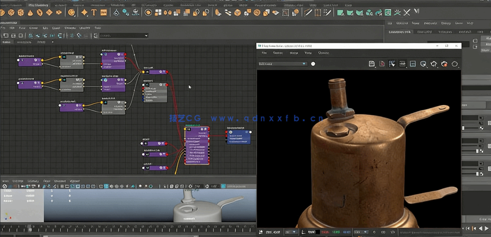Maya逼真3D游戏道具完整制作流程视频课程(图8) Maya逼真3D游戏道具完整制作流程视频课程(图8)