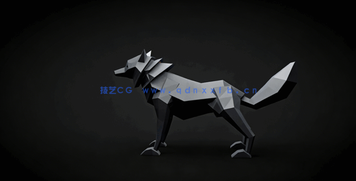 Cinema 4D低聚狐狸模型实例制作视频教程(图3)