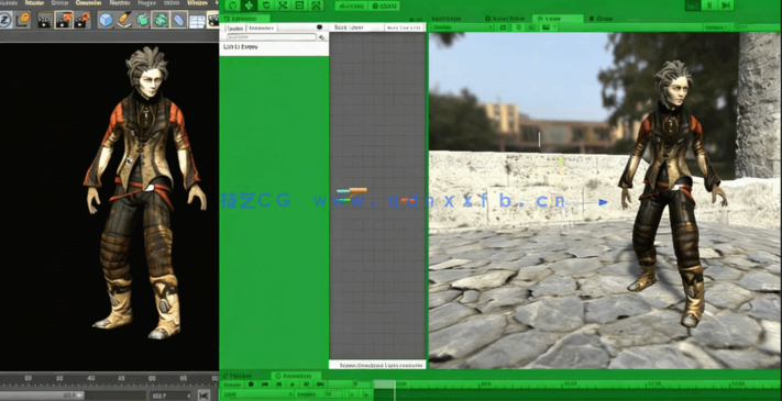 C4D游戏人物角色艺术制作视频教程(图3)