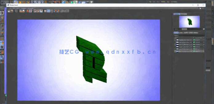 C4D贴图材质顶点映射技术视频教程 (图6) C4D贴图材质顶点映射技术视频教程 (图6)