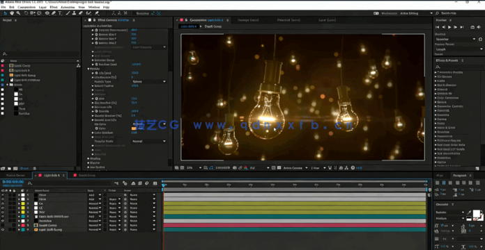 C4D高级教程 用OC渲染器渲染发光的电灯泡(图4) C4D高级教程 用OC渲染器渲染发光的电灯泡(图4)