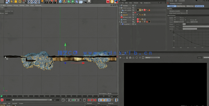 C4D超逼真小型环境场景实例制作视频教程(图5)