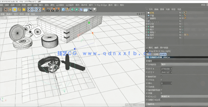 C4D写实渲染VRay渲染器实例视频教程(图4) C4D写实渲染VRay渲染器实例视频教程(图4)