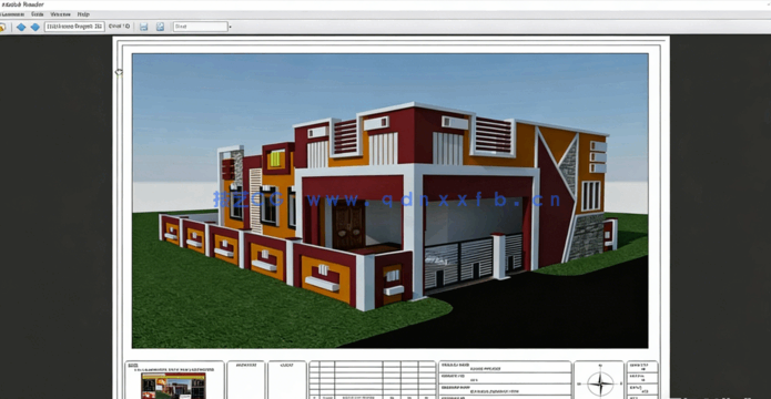 AutoCAD 2D3D智能房屋外观与室内设计训练视频教程(图3) AutoCAD 2D3D智能房屋外观与室内设计训练视频教程(图3)