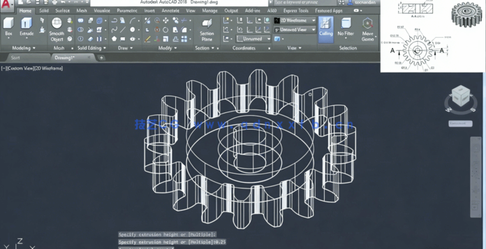 AUTOCAD 2D与3D图纸实际项目训练视频教程(图4)