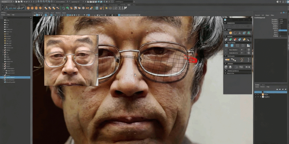 Maya超逼真CG人物肖像完整制作工作流程视频教程(图7) Maya超逼真CG人物肖像完整制作工作流程视频教程(图7)