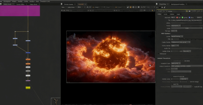 Houdini与Nuke太阳耀斑特效制作视频教程(图5)