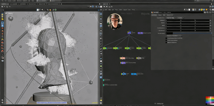Houdini音频驱动3D动态艺术视觉特效制作视频教程(图4)