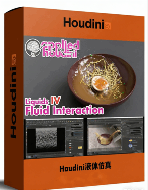 Houdini中Vellum Solver流体控制液体仿真技术视频教程(图1)