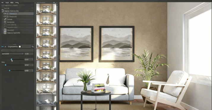 V-Ray6和Sketchup逼真客厅室内设计训练视频教程(图2)