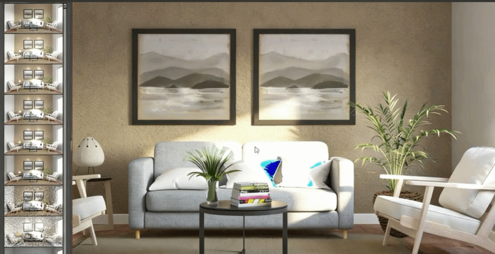 V-Ray6和Sketchup逼真客厅室内设计训练视频教程(图7)