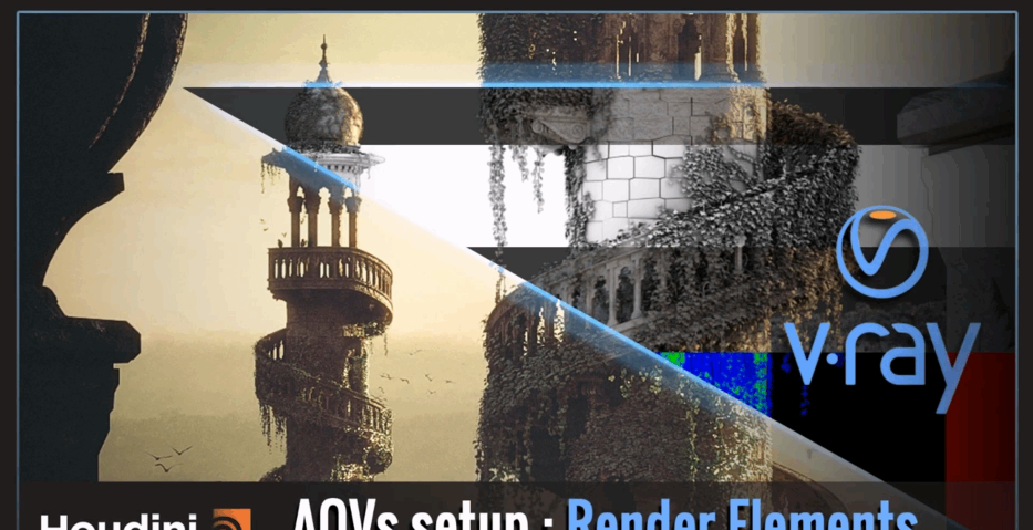 Houdini神秘塔楼程序化建模实例制作视频教程(图3) Houdini神秘塔楼程序化建模实例制作视频教程(图3)
