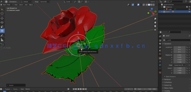 Blender将2D图片高效转化为3D模型视频教程(图3) Blender将2D图片高效转化为3D模型视频教程(图3)