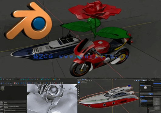 Blender将2D图片高效转化为3D模型视频教程(图5) Blender将2D图片高效转化为3D模型视频教程(图5)