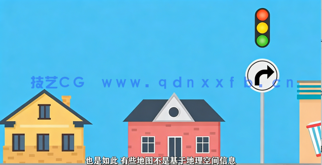 【中文字幕】AI中绘制简化地图路线标记视频教程(图3) 【中文字幕】AI中绘制简化地图路线标记视频教程(图3)