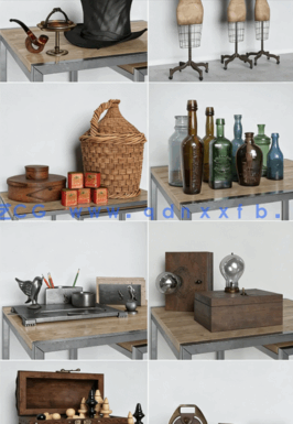 32套复古道具Evermotion – Archmodels Vol. 194(图4)